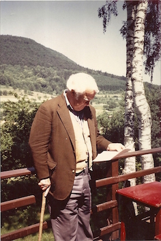 Pittendrigh at Notweiler 1981